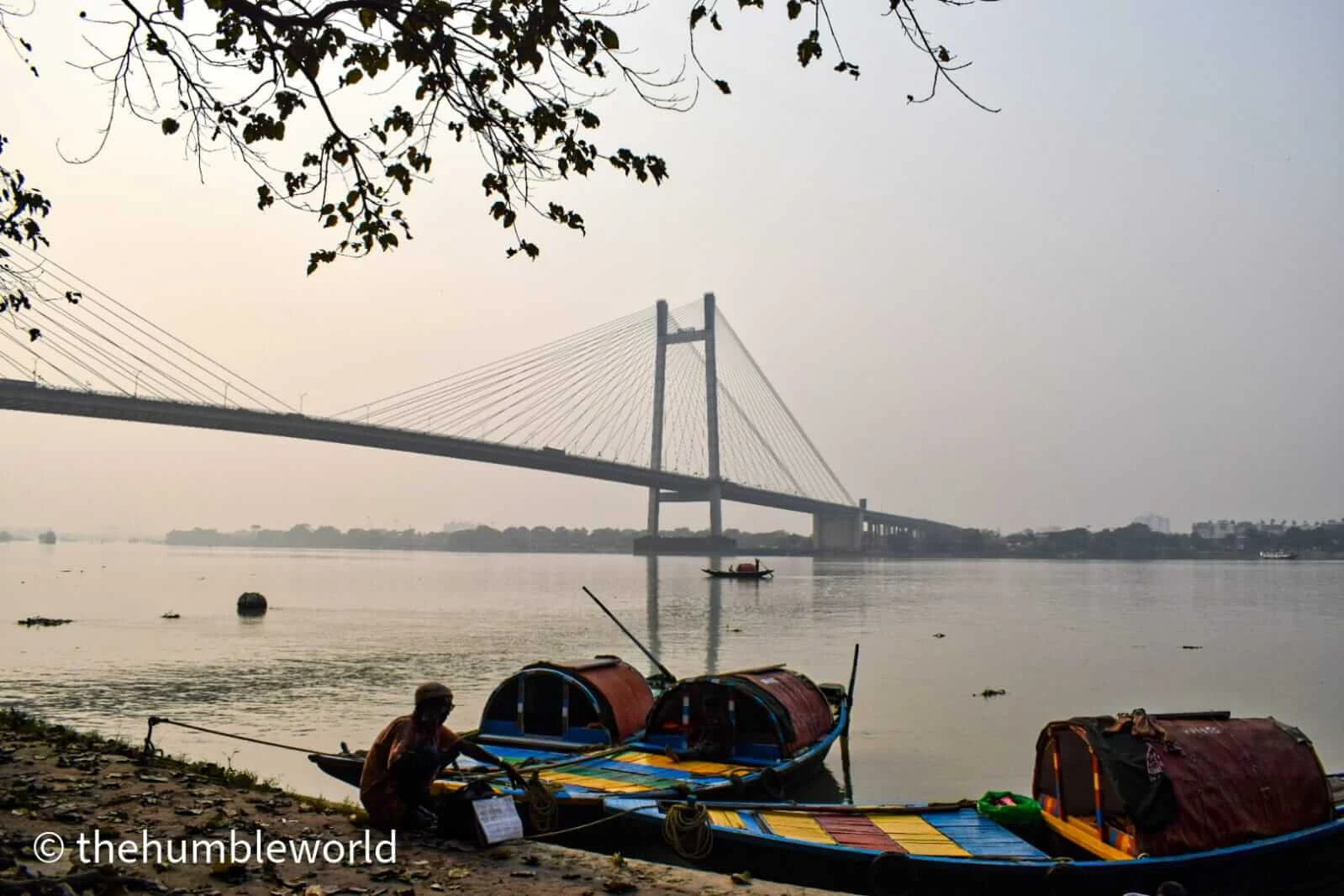 Majestic Vidyasagar Setu on Hoogly River, Kolkata