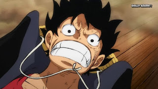 ワンピースアニメ 1005話 ワノ国編 | ONE PIECE ルフィ かっこいい Monkey D. Luffy