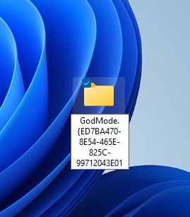 how to enable god mode on windows 11