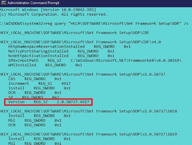 Cara Instal .NET Framework