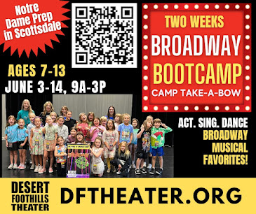 THIS MONTH'S SITE SPONSOR: Desert Foothills Theater presents