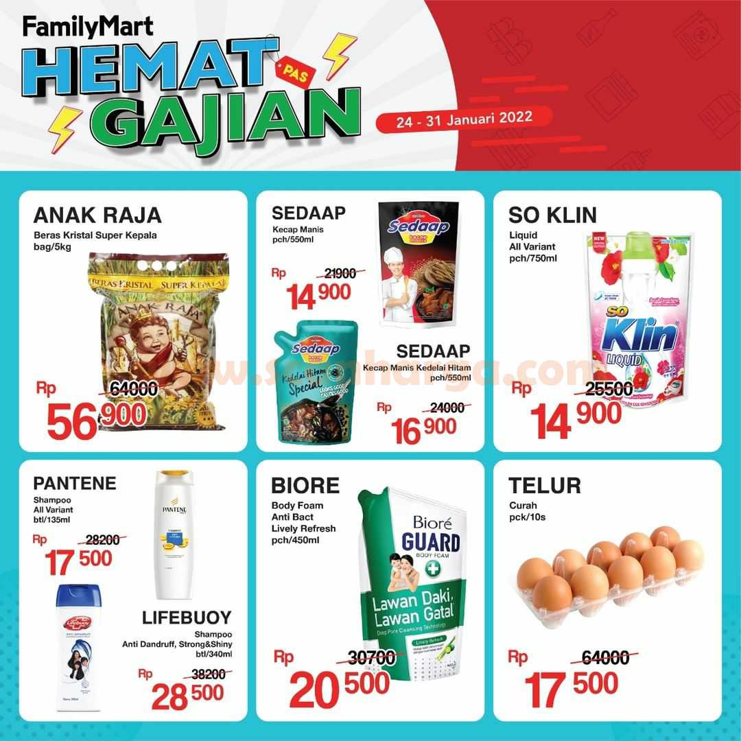 Katalog Promo Family Mart Hemat Pas Gajian 24 - 31 Januari 2022