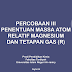 Percobaan III : Penentuan Massa Atom Relatif Magnesium dan Tetapan Gas (R)