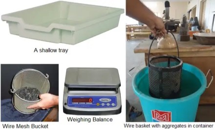 SPECIFIC GRAVITY AND WATER ABSORPTION OF COARSE AGGREGATES