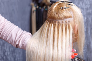 tape-in hair extensions