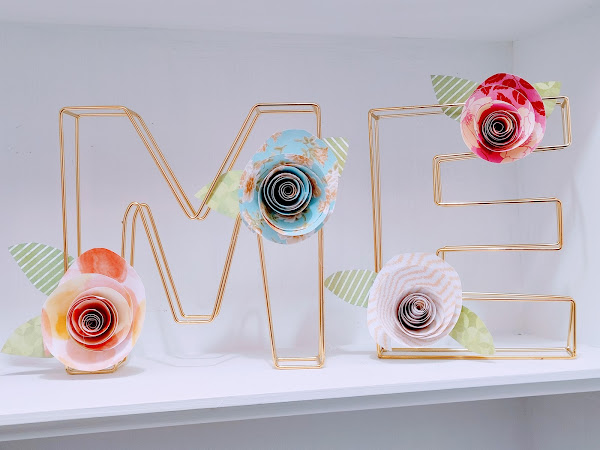 How to Make a Pretty Wire Letter Sign With Roses