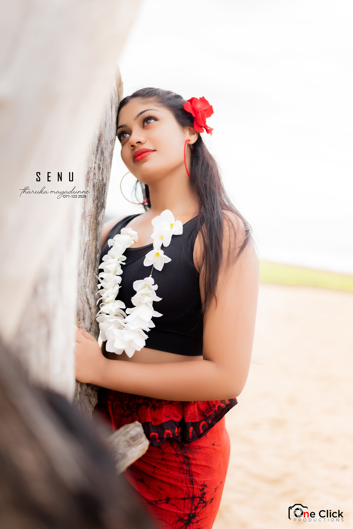 hot model senu beach bikini asian