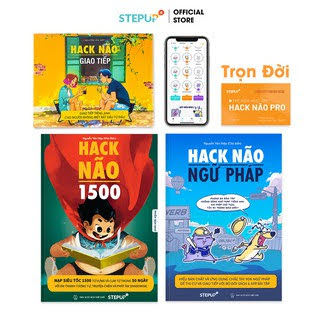 Share full Combo 2 cuốn Hack Não 1500 từ vựng tiếng Anh + Hack Não Ngữ Pháp - Tặng App Hack Não Pro tự học tiếng Anh miễn phí ngay tại nhà