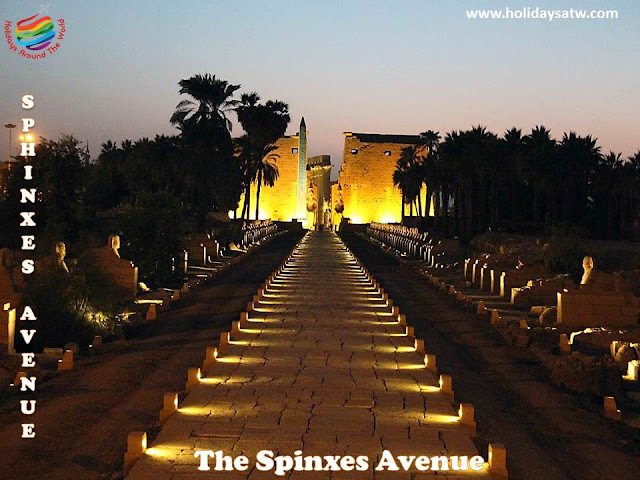 The Avenue of Sphinxes in Luxor