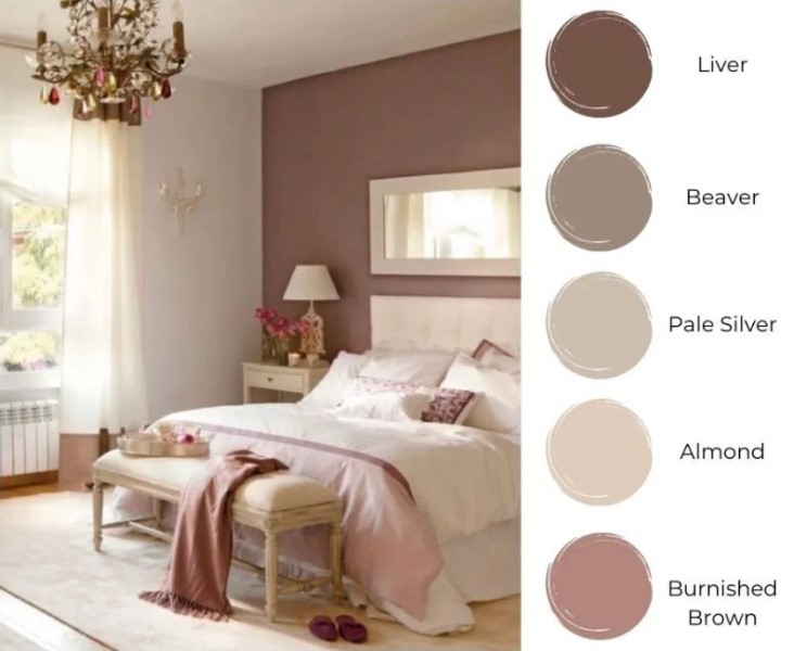 bedroom wall colour combination images