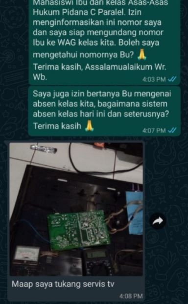 11 Chat Lucu 'Salah Sambung' Ini Kocaknya Bikin Malu Sendiri