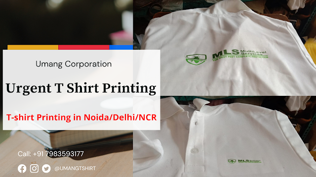 Urgent T-Shirt Printing in Delhi North, North- East, North-West, West, South, South- West, South-East, New- Delhi, Central, Shahdara and East.