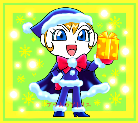 プラムのアトリエ 21年 クリスマス それいけ アンパンマン しらたまさん サンタver クリスマスプレゼント ミニキャラ ちびキャラ イラスト