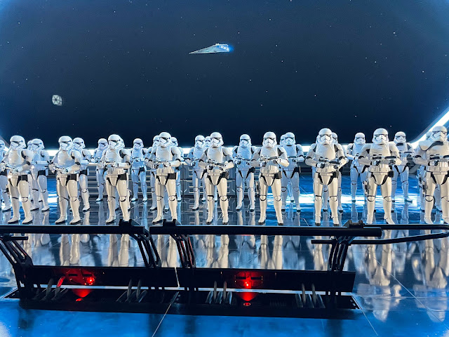 Star Wars Rise of the Resistance Stormtroopers in a Hanger Disney's Hollywood Studios