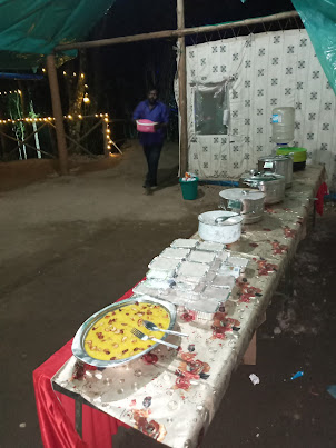 Sumptuous " Buffet Dinner " at " Tribals Path " jungle Resort.