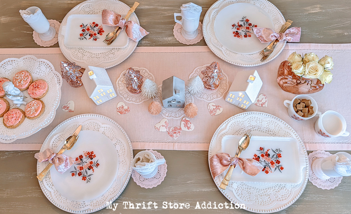 whimsical Valentine's Day tablescape