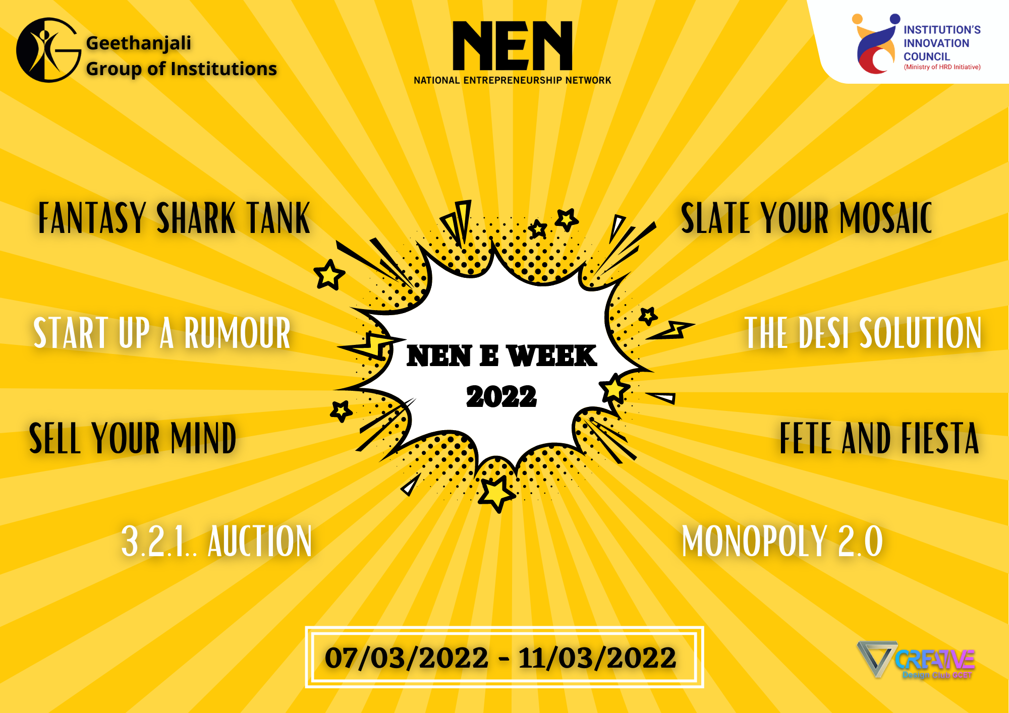 NEN E-Week 2022 Registration Form