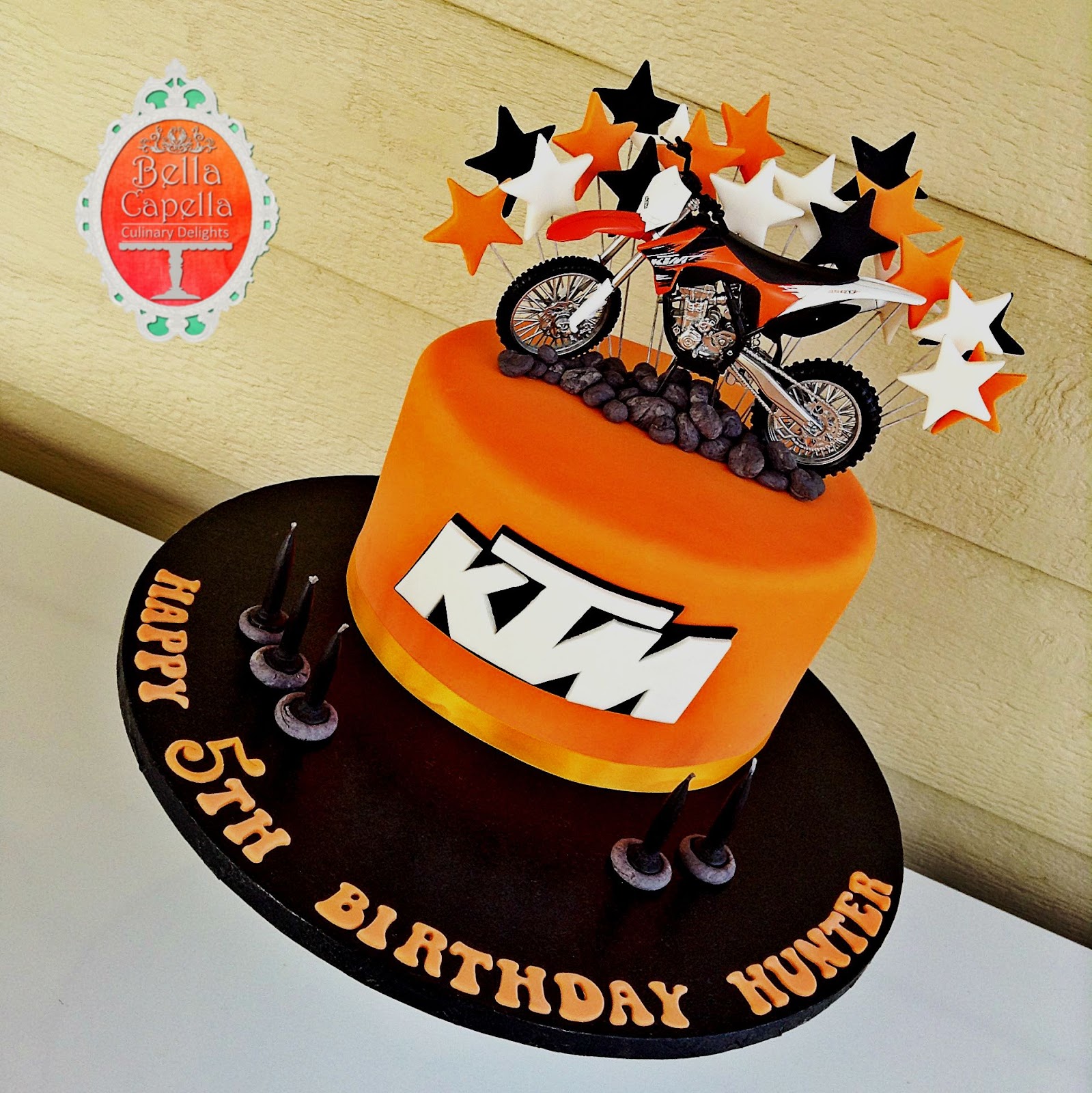 dirt bike cake