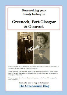 Did you family come from Greenock, Port Glasgow or Gourock?