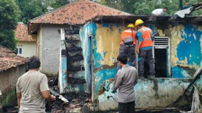 Polsek Jasinga Lakukan Investigasi Terkait Kebakaran Melanda Pondok Pesantren di Jasinga, Bogor