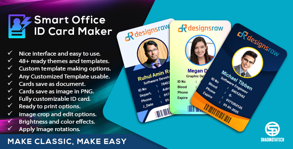 Smart Office ID Card Maker - Professional ID Card in Minutes - 1
