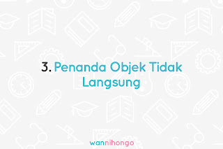 Penanda Objek Tidak Langsung