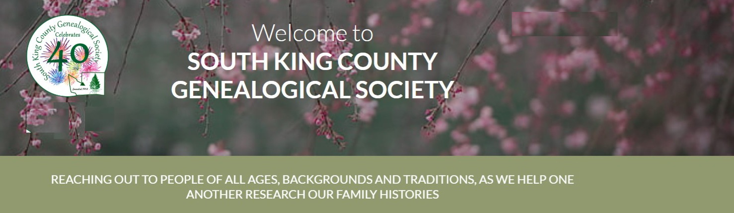 South King County Genealogy Society Blog