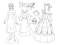 Top model Belle Coloring Pages