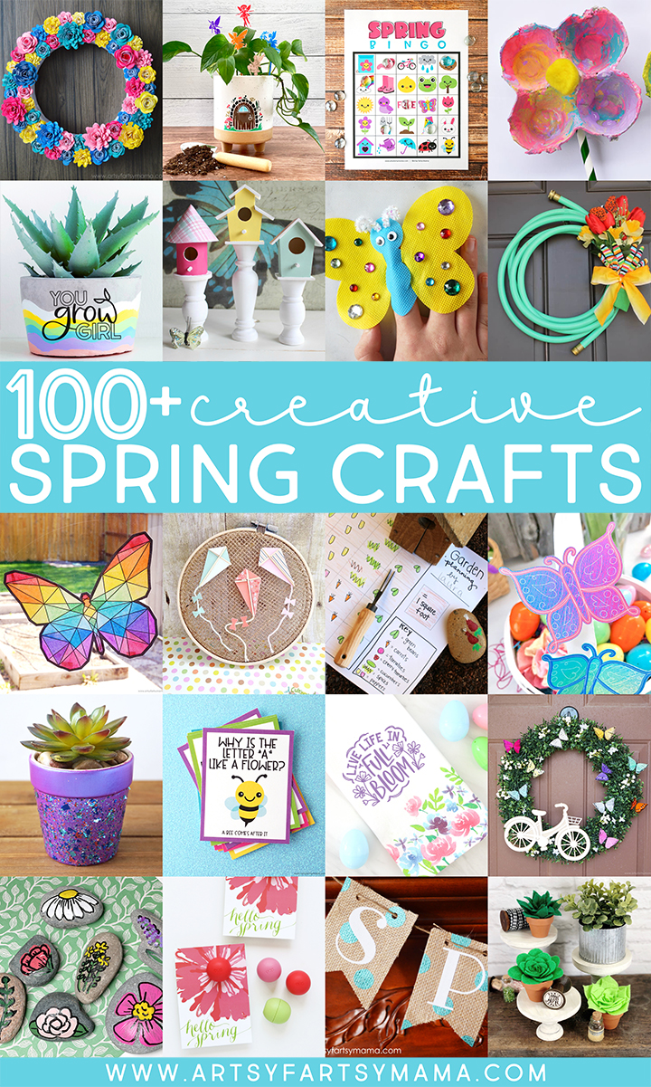 100+ Creative Spring Crafts