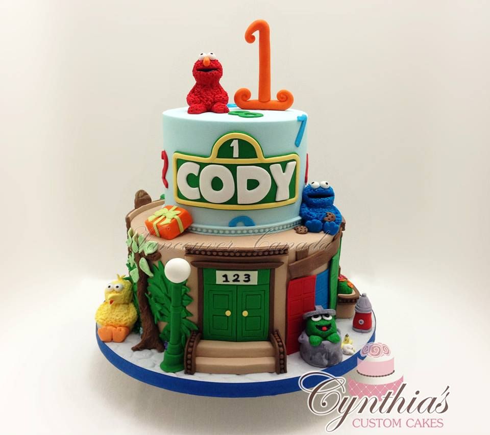 sesame street cake