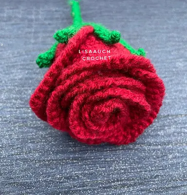 crochet rose pattern free