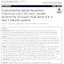 A proporção de triglicerídeos / LDL é o indicador mais valioso para o aumento do LDL pequeno e denso em pacientes com diabetes tipo 2.