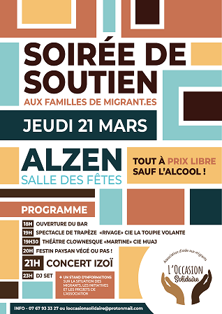 Soutien Solidarité Migrants Alzen 21 mars 2024