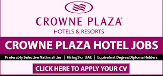 Crowne Plaza West Cairo-Arkan Multiple Staff Jobs Recruitment 2021