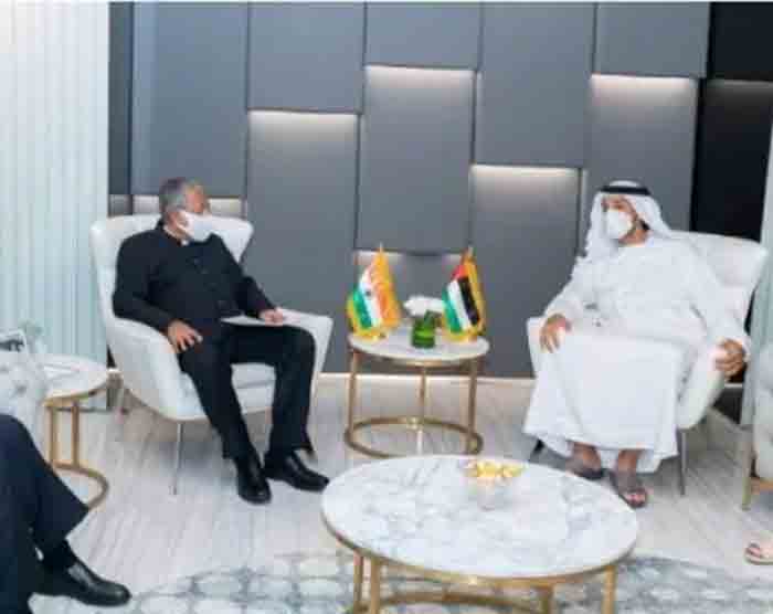 CM receives warm welcome in Dubai; The Finance Ministry held a meeting with the Minister, Dubai, News, Meeting, Chief Minister, Pinarayi vijayan, Gulf, World