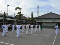 Anggota TNI Kodim Brebes Lanjutkan Berlatih Goju Ryu
