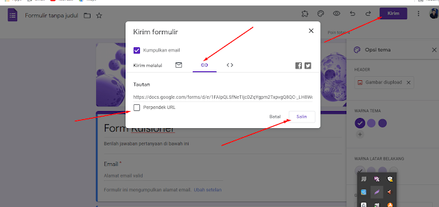 cara membuat google form di laptop untuk kuesioner penelitian