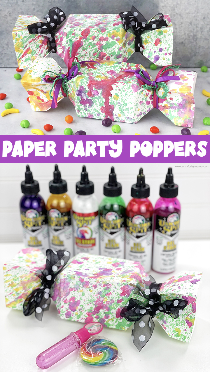 Paper Party Poppers with Free Template