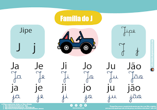 Jornada emocionante na leitura com a família silábica JA! Brinque e aprenda com as sílabas "JA", "JE", "JI", "JO" e "JU" "JÃO".