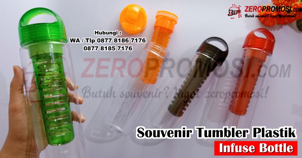 Souvenir Tumbler Infuse Bottle Multifungsi Custom Logo Murah