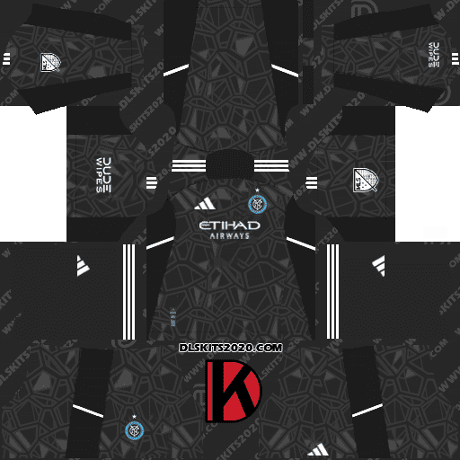 New York City FC Kits 2022-2023 MLS Soccer - Dream League Soccer Kits (Goalkeeper Third)