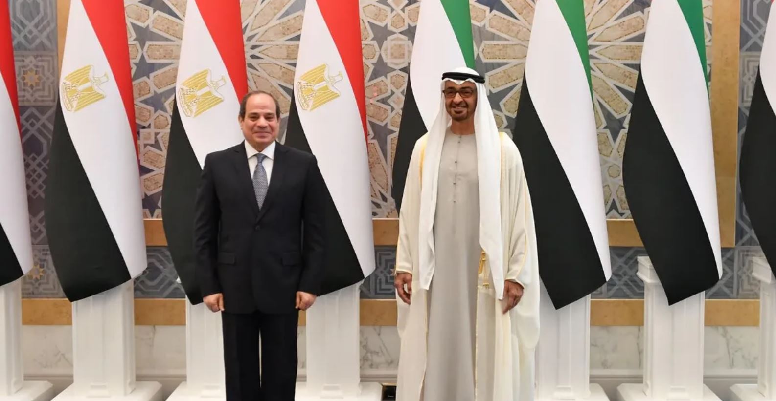 محمد بن زايد والسيسي يبحثان العلاقات الأخوية والمستجدات في Egypt UAE المنطقة