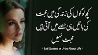 Sad Quotes in Urdu About Life