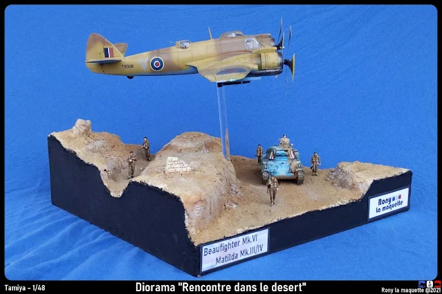 Diorama Beaufighter Mk.VI Tamiya 1/48.