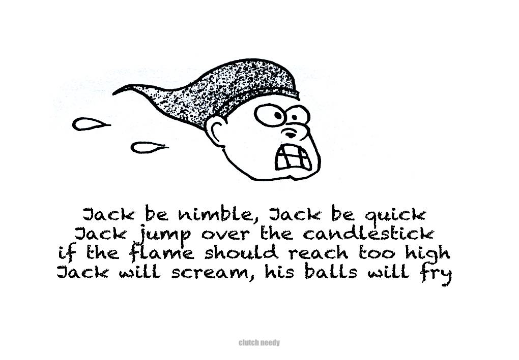 a JACK BE NIMBLE cartoon