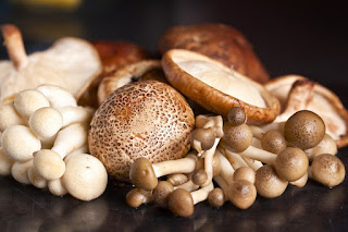 Mushroom market.