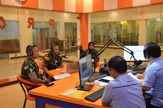 On Air Kabintaljarahdam dan Kaajendam Hasanuddin Sosialisasikan Rekrutmen TNI Angkatan Darat TA 2022