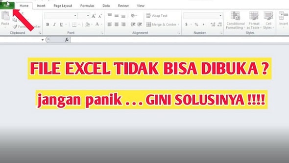 Cara Mengatasi Microsoft Excel yang Tidak Bisa Dibuka