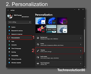 This PC dan Control Panel Windows 11 - Personalization