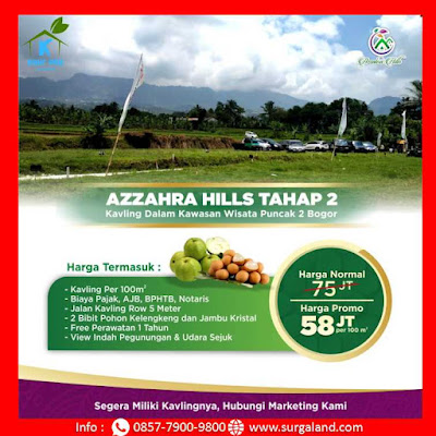 Azzahra Hills Tahap 2, Jalan Kampung Ciherang, Wargajaya, Bogor, West Java